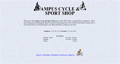 Desktop Screenshot of campus-cycle.com